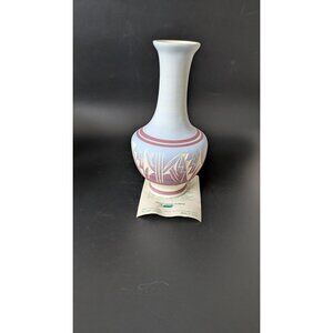 Mesa Verde Navajo Pottery Vase Signed By Artist With Geometric Design